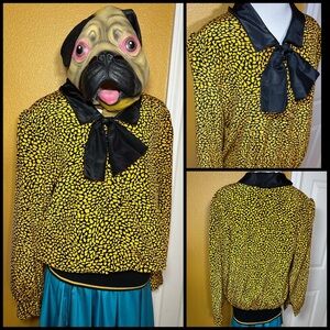 The Most Fab, VINTAGE, bow blouse!!